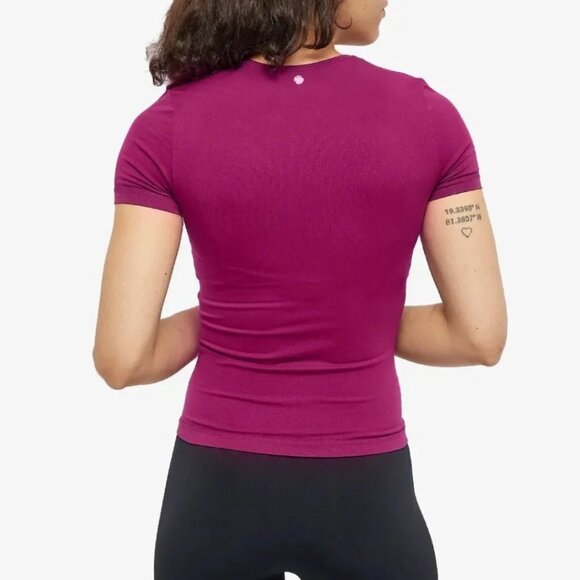 New SIMON MILLER AIX JERSEY TOP PLUM size M/L - Picture 2 of 7